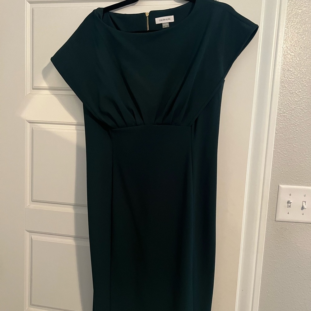 Green Calvin Klein dress